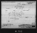 Manufacturer's drawing for North American Aviation B-25 Mitchell Bomber. Drawing number 98-61161