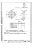 Manufacturer's drawing for Generic Parts - Aviation General Manuals. Drawing number AN3040