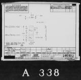 Manufacturer's drawing for Lockheed Corporation P-38 Lightning. Drawing number 195502