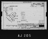 Manufacturer's drawing for North American Aviation B-25 Mitchell Bomber. Drawing number 108-53425