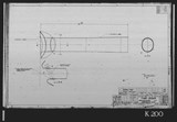 Manufacturer's drawing for Chance Vought F4U Corsair. Drawing number 10526