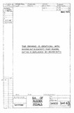 Manufacturer's drawing for Vickers Spitfire. Drawing number 34933