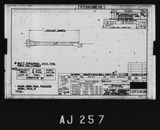 Manufacturer's drawing for North American Aviation B-25 Mitchell Bomber. Drawing number 108-588198
