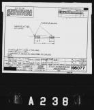 Manufacturer's drawing for Lockheed Corporation P-38 Lightning. Drawing number 198077