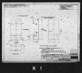 Manufacturer's drawing for North American Aviation B-25 Mitchell Bomber. Drawing number 98-624113