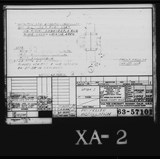 Manufacturer's drawing for Vultee Aircraft Corporation BT-13 Valiant. Drawing number 63-57101