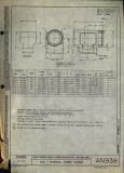 Manufacturer's drawing for Generic Parts - Aviation Standards. Drawing number an938