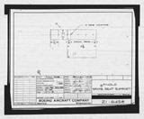 Manufacturer's drawing for Boeing Aircraft Corporation B-17 Flying Fortress. Drawing number 21-6458