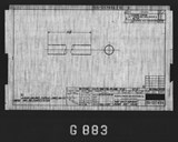 Manufacturer's drawing for North American Aviation B-25 Mitchell Bomber. Drawing number 98-537406