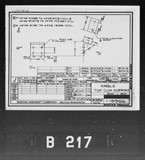 Manufacturer's drawing for Boeing Aircraft Corporation B-17 Flying Fortress. Drawing number 1-19966