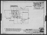 Manufacturer's drawing for North American Aviation B-25 Mitchell Bomber. Drawing number 98-52497