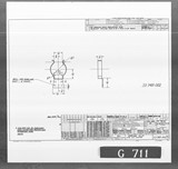 Manufacturer's drawing for Bell Aircraft P-39 Airacobra. Drawing number 33-749-002