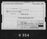 Manufacturer's drawing for North American Aviation B-25 Mitchell Bomber. Drawing number 98-58854