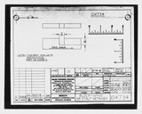 Manufacturer's drawing for Beechcraft AT-10 Wichita - Private. Drawing number 104734