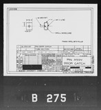 Manufacturer's drawing for Boeing Aircraft Corporation B-17 Flying Fortress. Drawing number 1-20198