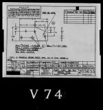 Manufacturer's drawing for Lockheed Corporation P-38 Lightning. Drawing number 203635