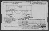 Manufacturer's drawing for North American Aviation B-25 Mitchell Bomber. Drawing number 98-33454