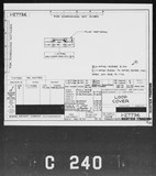 Manufacturer's drawing for Boeing Aircraft Corporation B-17 Flying Fortress. Drawing number 1-27736