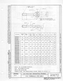 Manufacturer's drawing for Generic Parts - Aviation General Manuals. Drawing number AN170