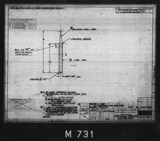 Manufacturer's drawing for North American Aviation B-25 Mitchell Bomber. Drawing number 98-61360