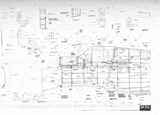 Manufacturer's drawing for Curtiss-Wright P-40 Warhawk. Drawing number 75-21-001