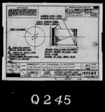 Manufacturer's drawing for Lockheed Corporation P-38 Lightning. Drawing number 195583
