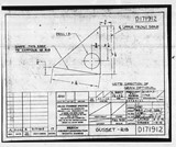 Manufacturer's drawing for Beechcraft Beech Staggerwing. Drawing number D171912