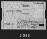 Manufacturer's drawing for North American Aviation B-25 Mitchell Bomber. Drawing number 108-53805