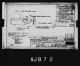 Manufacturer's drawing for North American Aviation B-25 Mitchell Bomber. Drawing number 98-42258