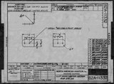 Manufacturer's drawing for North American Aviation B-25 Mitchell Bomber. Drawing number 62A-11332