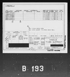 Manufacturer's drawing for Boeing Aircraft Corporation B-17 Flying Fortress. Drawing number 1-19826