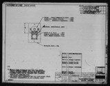 Manufacturer's drawing for North American Aviation B-25 Mitchell Bomber. Drawing number 98-54101