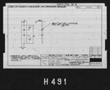 Manufacturer's drawing for North American Aviation B-25 Mitchell Bomber. Drawing number 98-61658