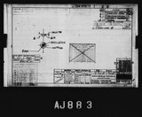 Manufacturer's drawing for North American Aviation B-25 Mitchell Bomber. Drawing number 98-44078
