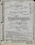 Manufacturer's drawing for Generic Parts - Aviation Standards. Drawing number an708