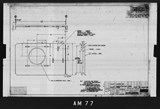 Manufacturer's drawing for North American Aviation B-25 Mitchell Bomber. Drawing number 98-71057