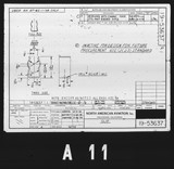 Manufacturer's drawing for North American Aviation P-51 Mustang. Drawing number 19-53637