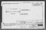 Manufacturer's drawing for North American Aviation B-25 Mitchell Bomber. Drawing number 108-51838