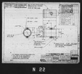 Manufacturer's drawing for North American Aviation B-25 Mitchell Bomber. Drawing number 98-62506