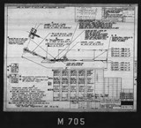 Manufacturer's drawing for North American Aviation B-25 Mitchell Bomber. Drawing number 98-61173