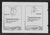 Manufacturer's drawing for North American Aviation B-25 Mitchell Bomber. Drawing number 2E35 2E36