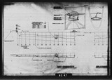 Manufacturer's drawing for North American Aviation B-25 Mitchell Bomber. Drawing number 98-54201