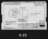 Manufacturer's drawing for North American Aviation B-25 Mitchell Bomber. Drawing number 98-54116