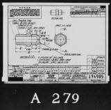 Manufacturer's drawing for Lockheed Corporation P-38 Lightning. Drawing number 194985