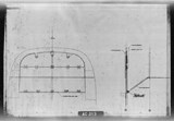 Manufacturer's drawing for North American Aviation B-25 Mitchell Bomber. Drawing number 98-735202