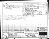Manufacturer's drawing for North American Aviation P-51 Mustang. Drawing number 102-54012