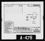 Manufacturer's drawing for Packard Packard Merlin V-1650. Drawing number 620818