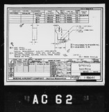 Manufacturer's drawing for Boeing Aircraft Corporation B-17 Flying Fortress. Drawing number 1-18644