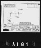 Manufacturer's drawing for Lockheed Corporation P-38 Lightning. Drawing number 196878