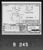 Manufacturer's drawing for Boeing Aircraft Corporation B-17 Flying Fortress. Drawing number 1-20041
